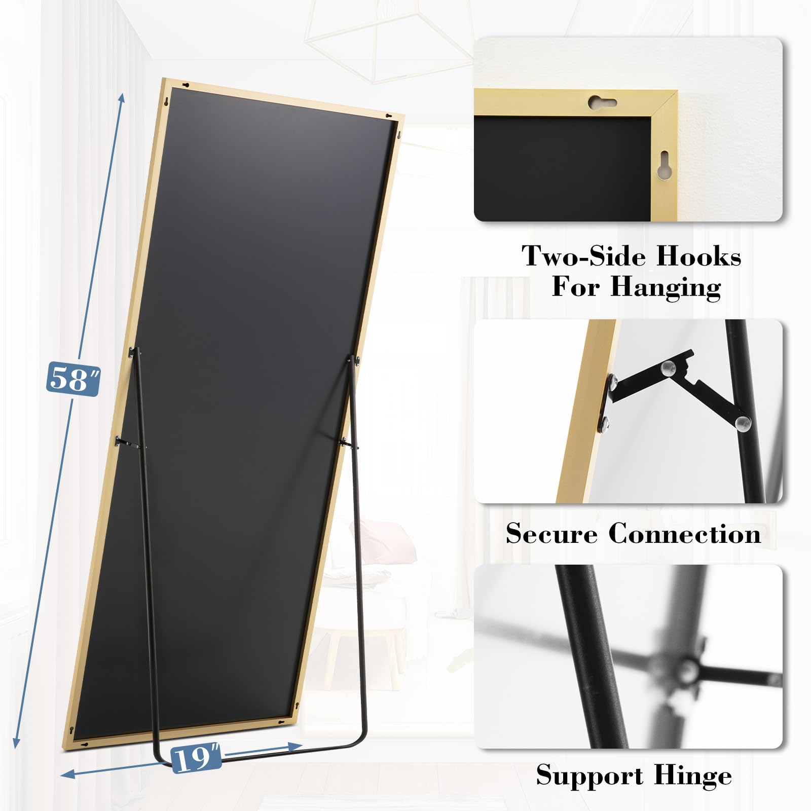 Lumière Arch™ Full-Length Mirror