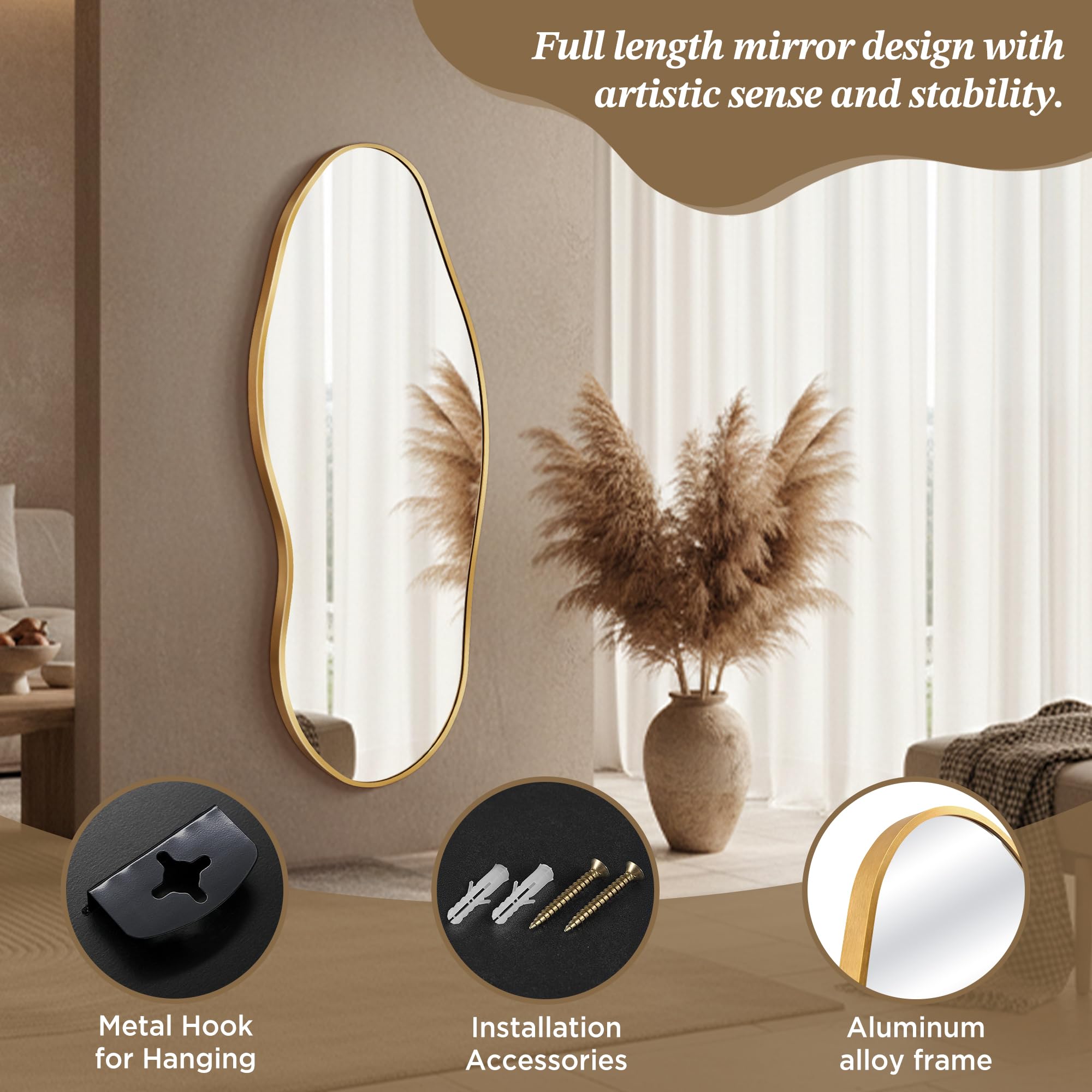 Auréa Form™ Statement Mirror