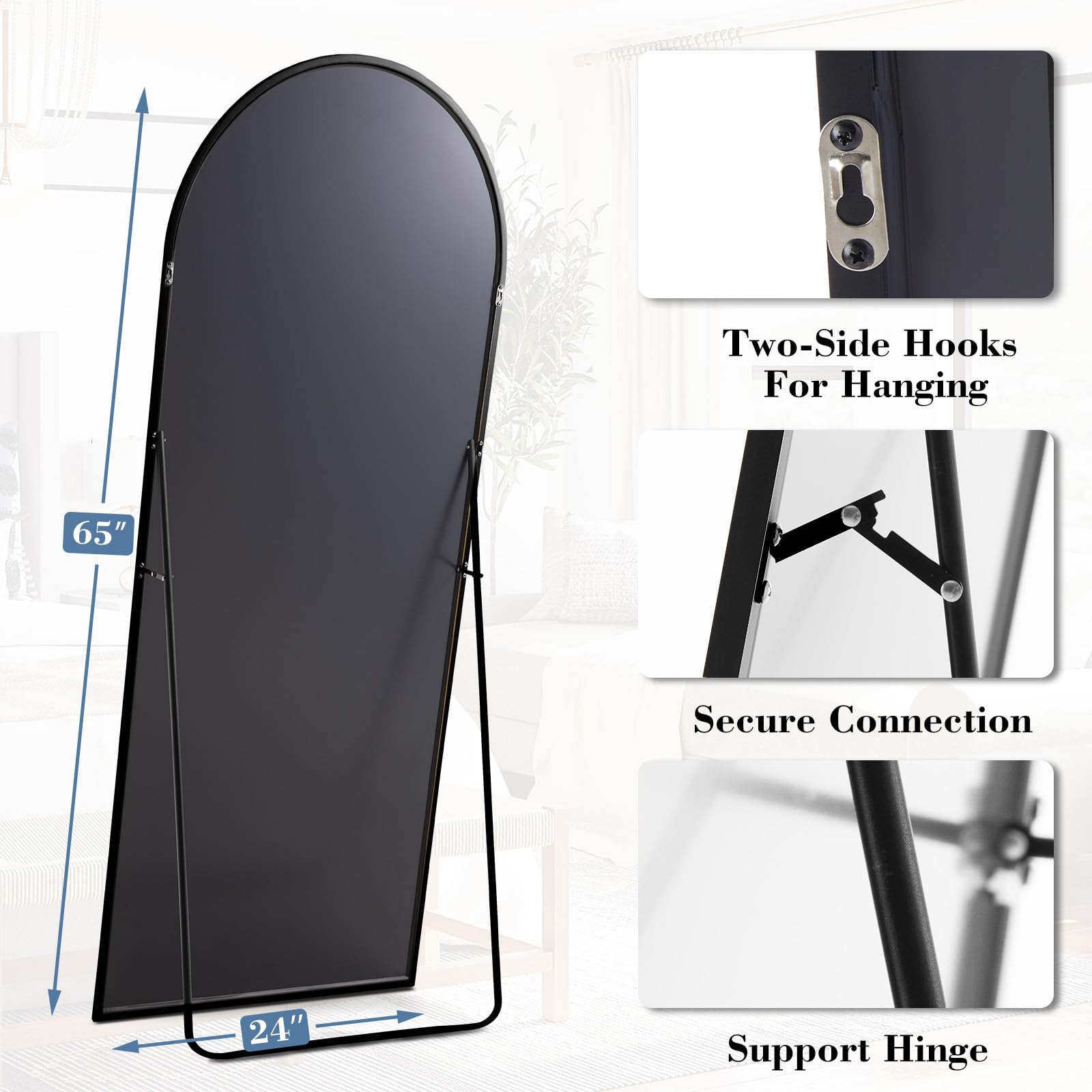 Lumière Arch™ Full-Length Mirror