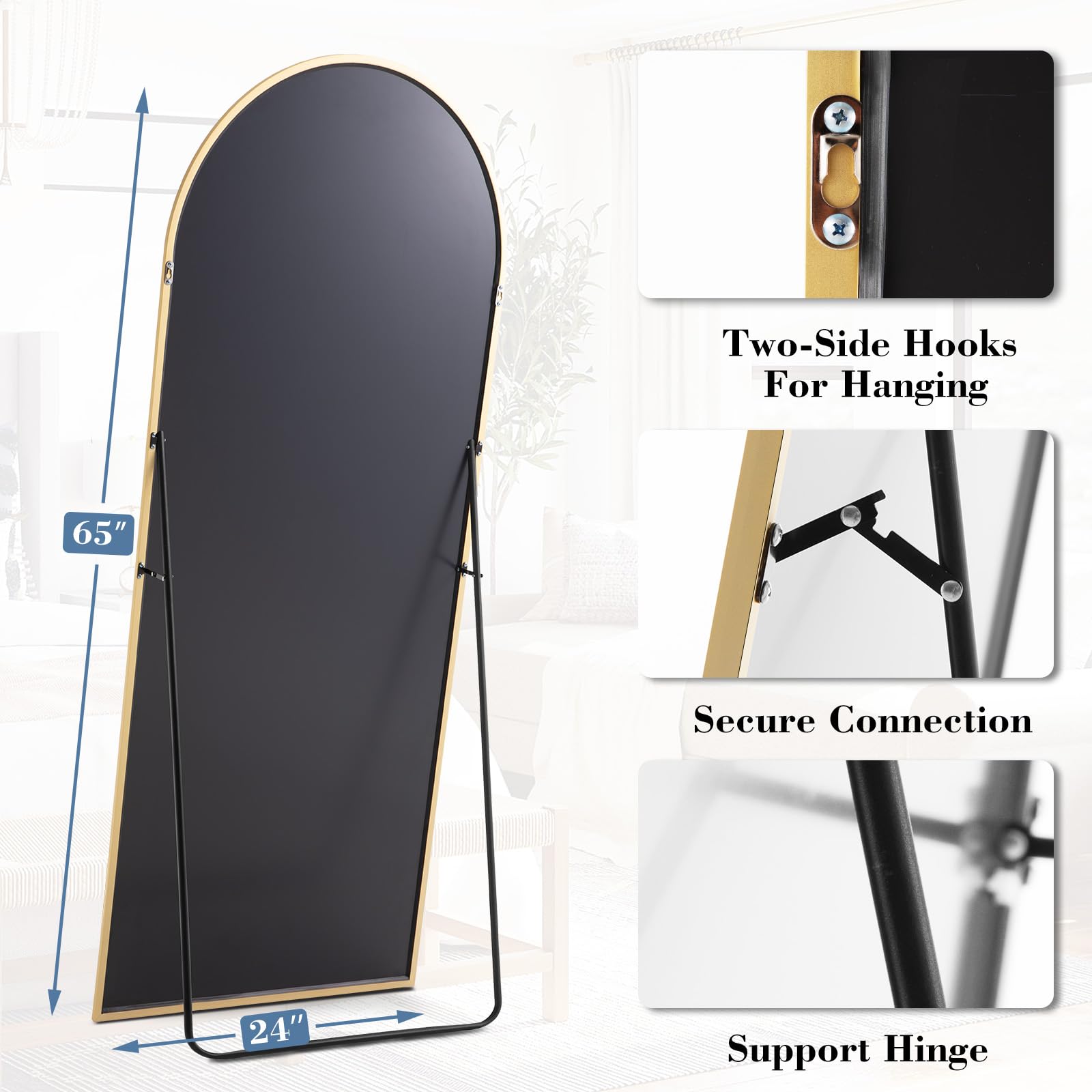 Lumière Arch™ Full-Length Mirror