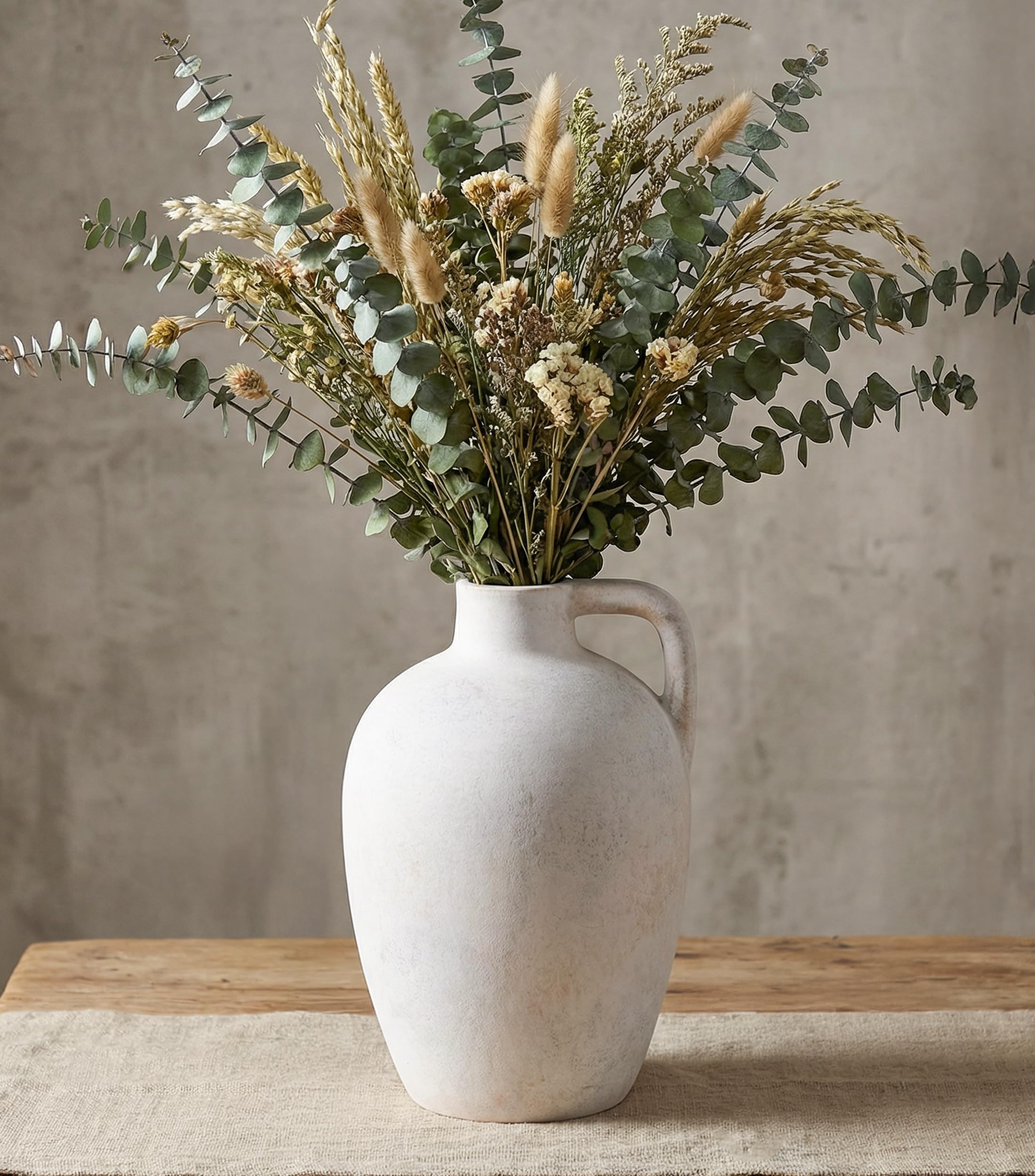 Ceramic Flower Vase with Handles
