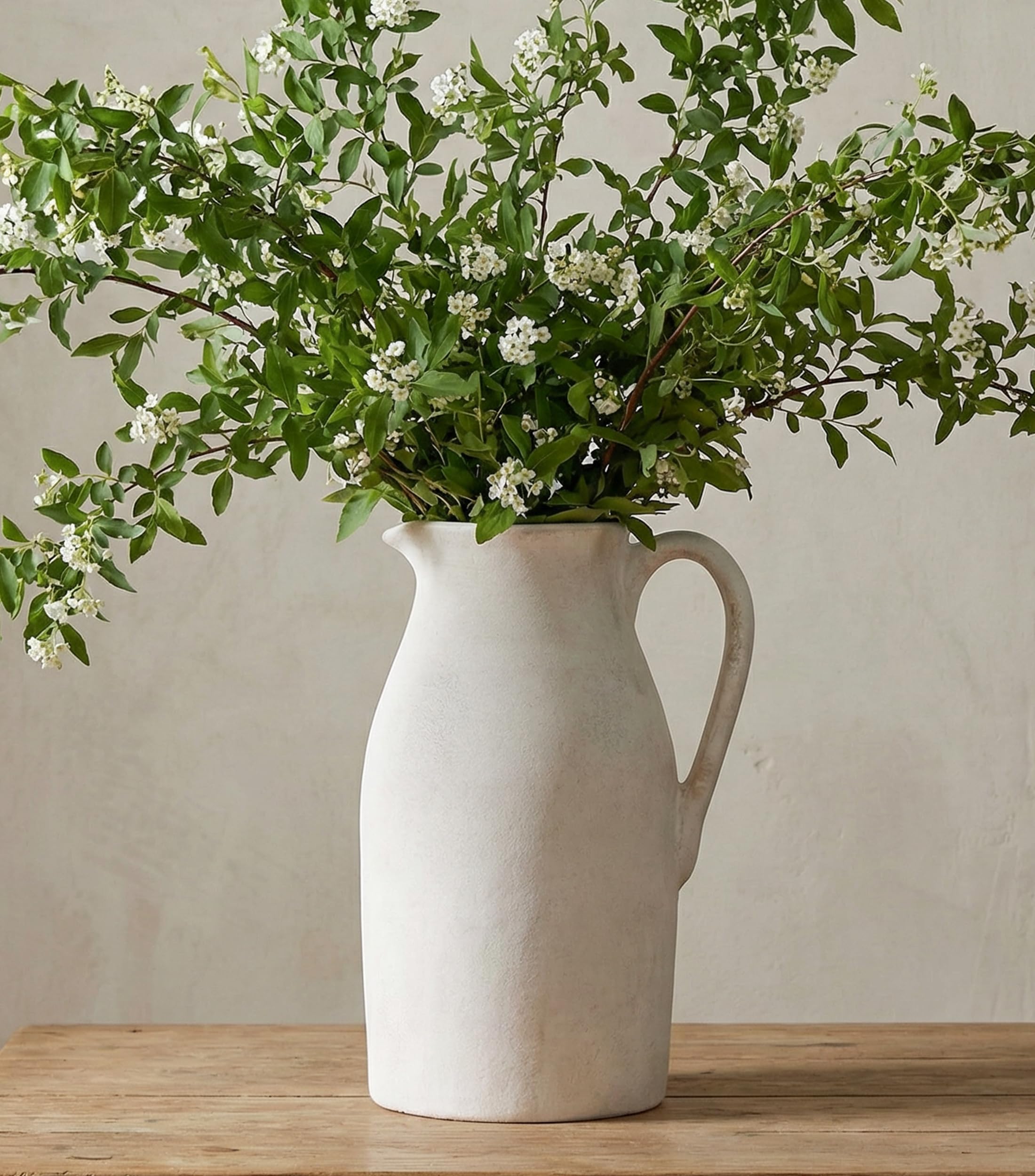 Ceramic Flower Vase with Handles