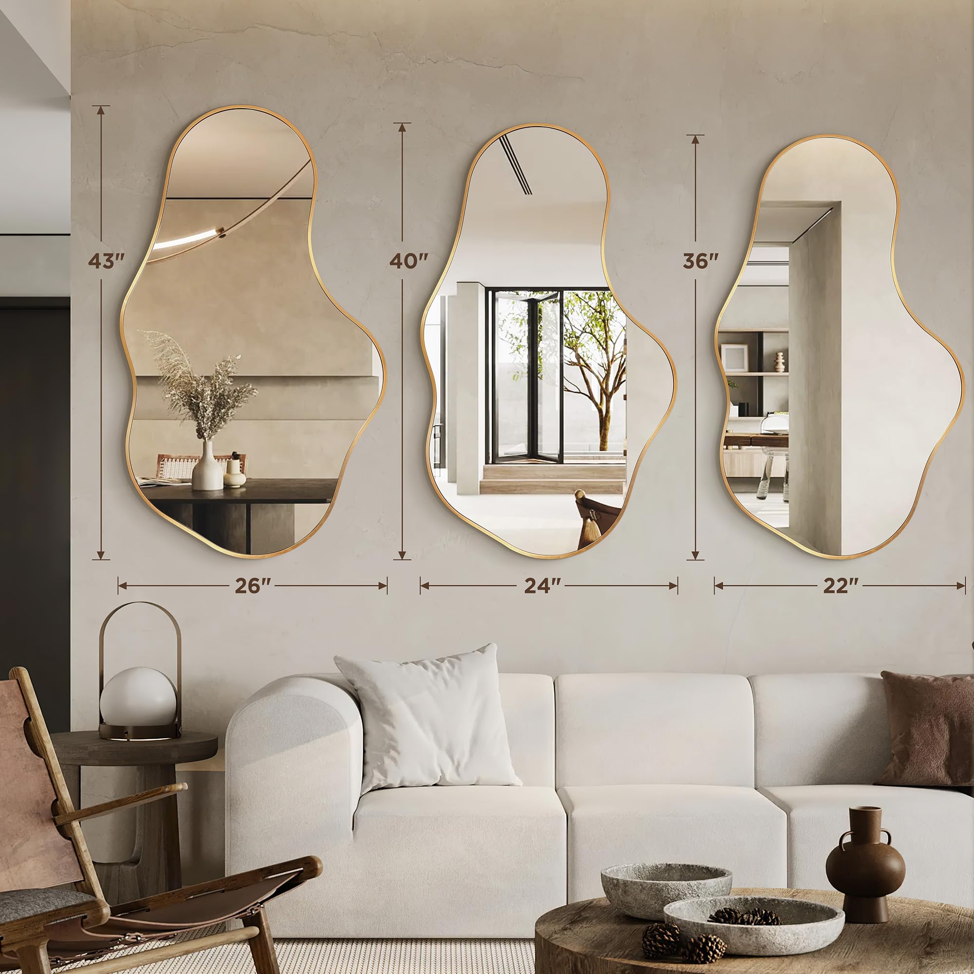 Auréa Form™ Statement Mirror