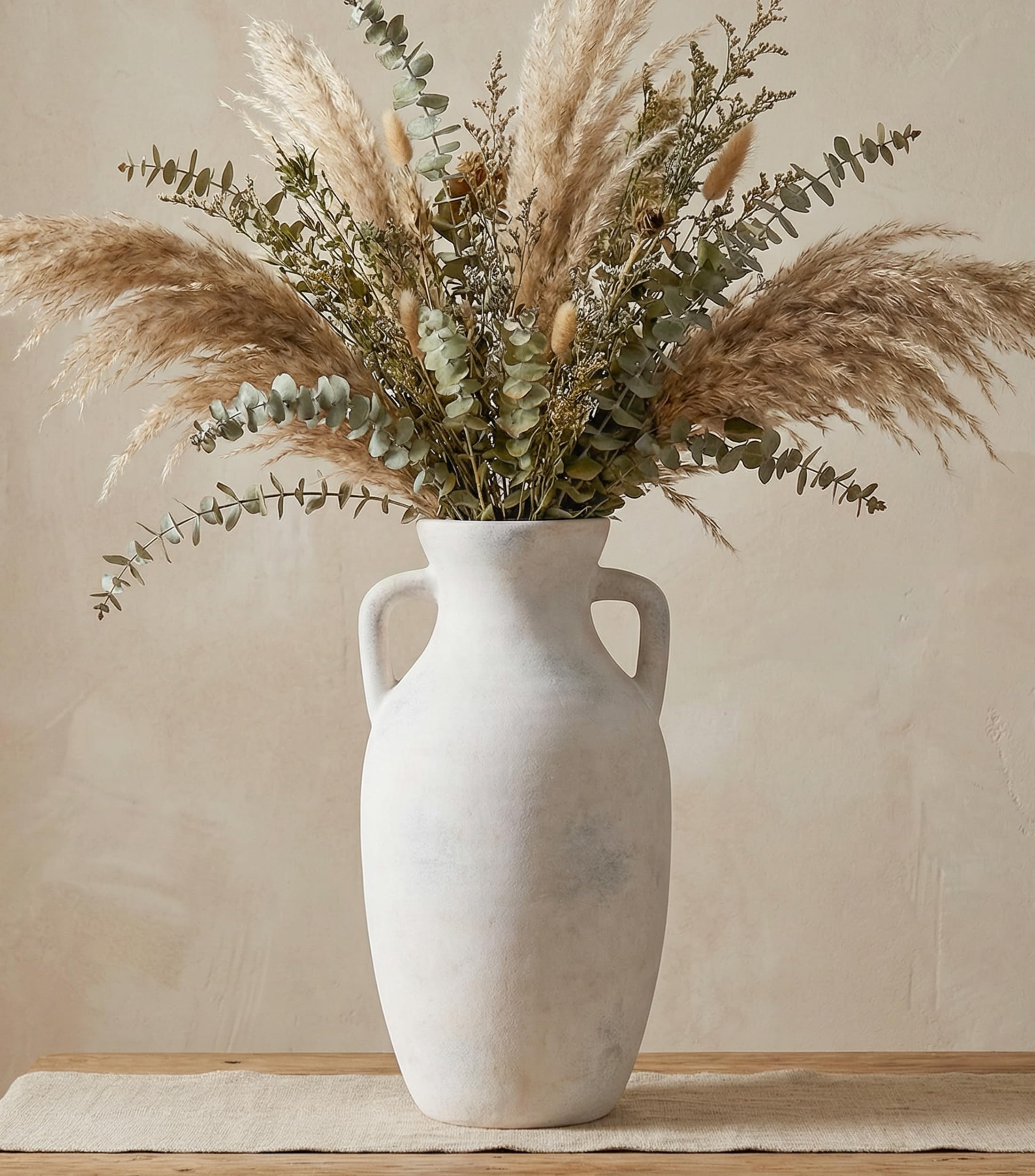 Ceramic Flower Vase with Handles