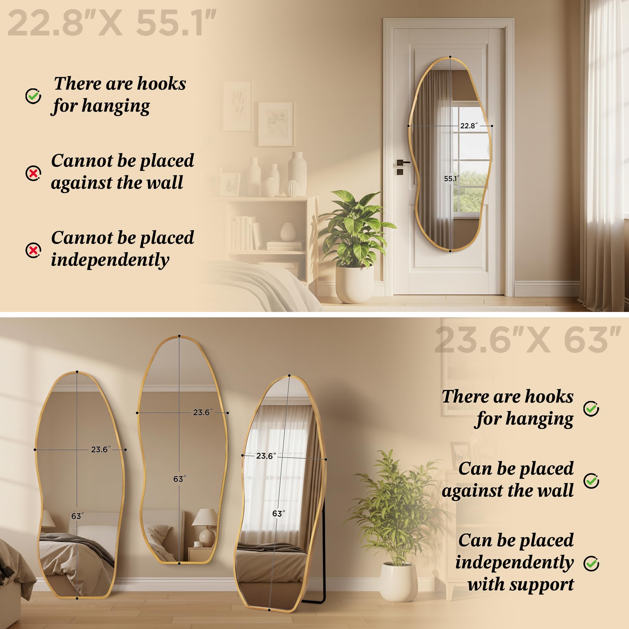 Auréa Form™ Statement Mirror