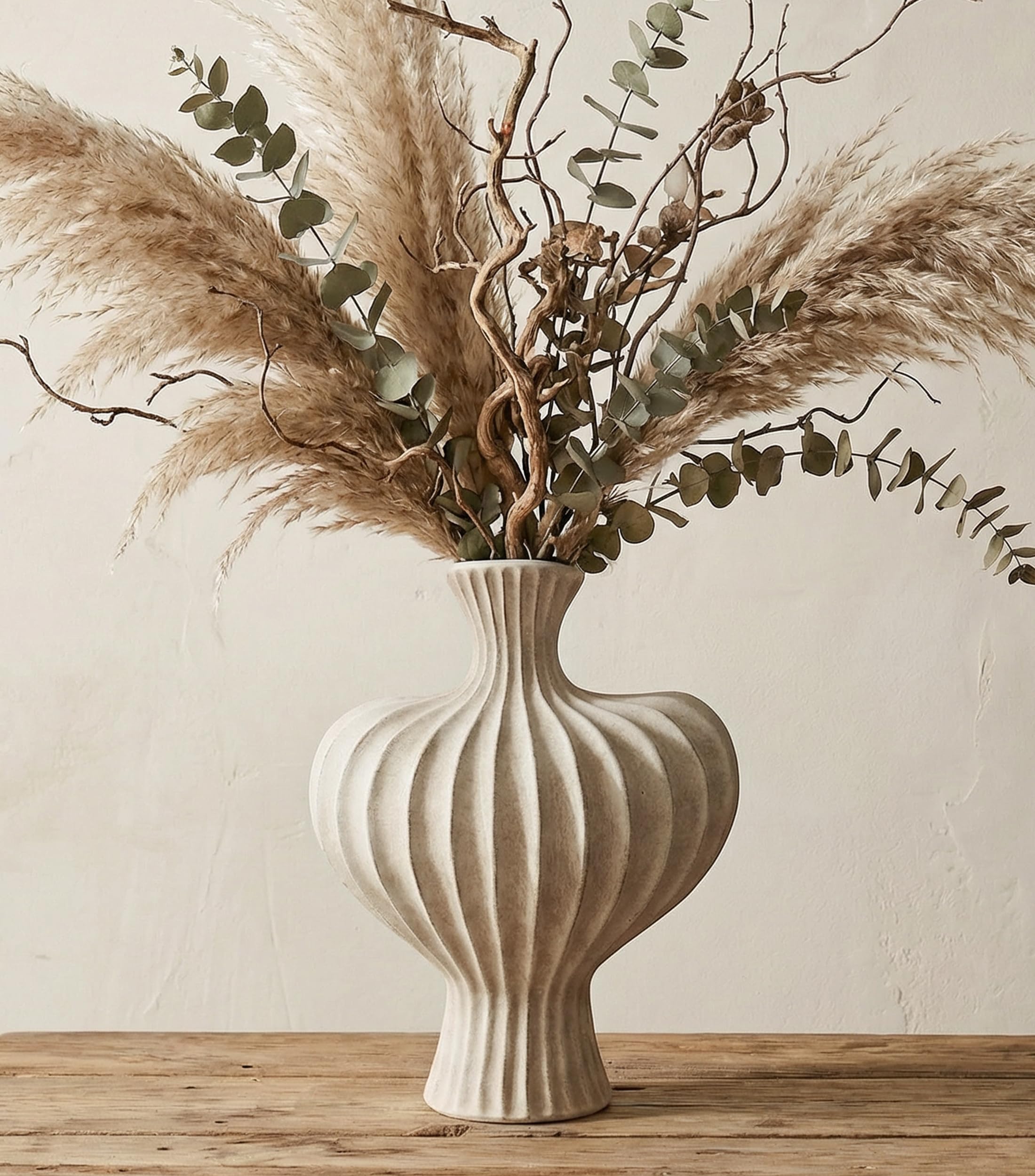 Ceramic Flower Vase with Handles