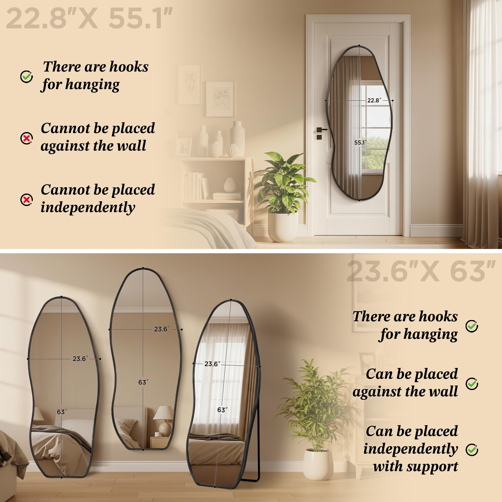 Auréa Form™ Statement Mirror