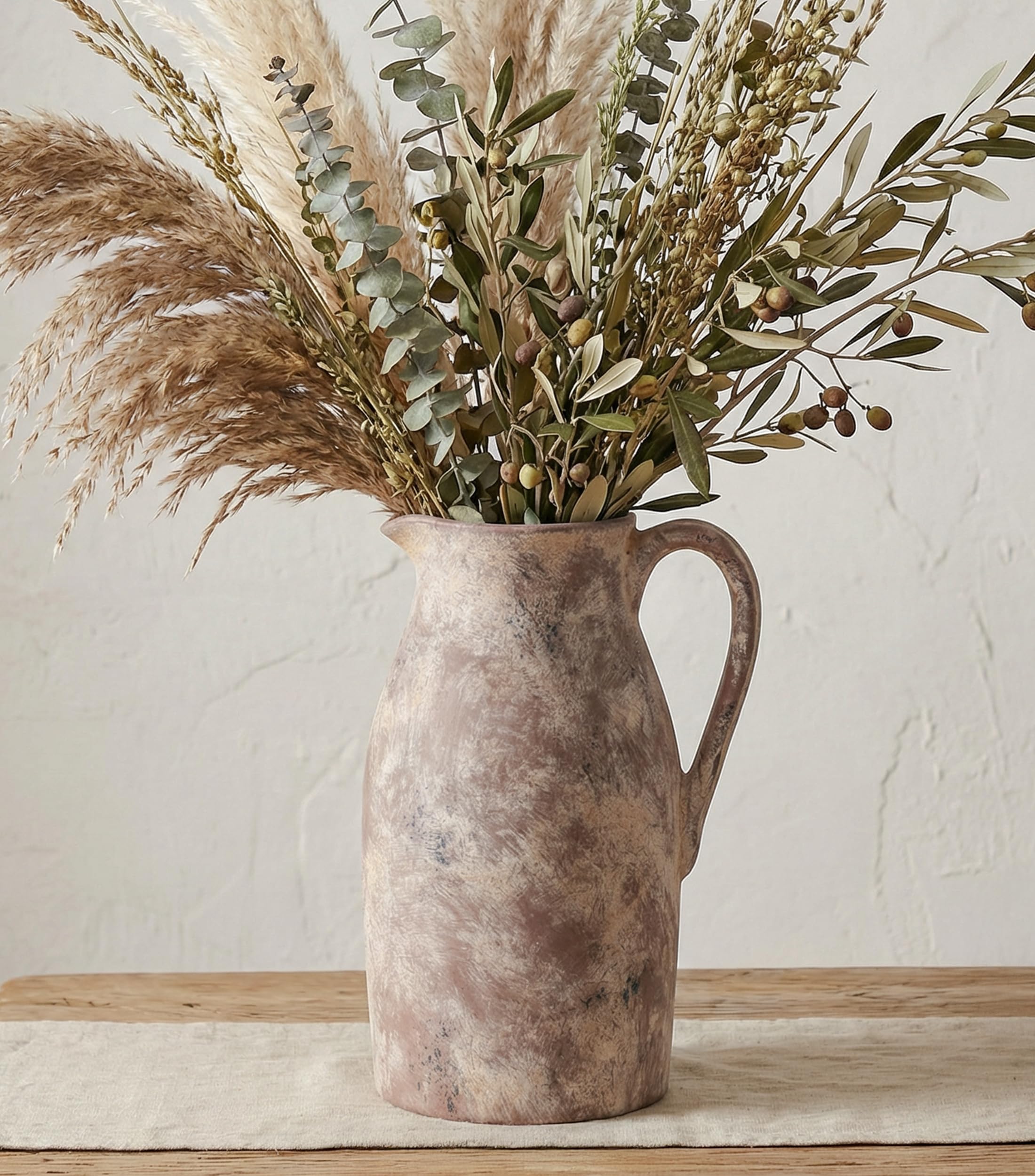 Ceramic Flower Vase with Handles